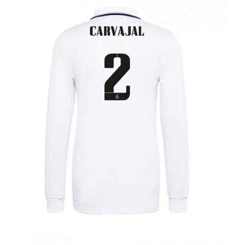 Real Madrid Daniel Carvajal #2 Hjemmedrakt 2022-23 Langermet Real Madrid Daniel Carvajal #2 Hjemmedrakt 2022-23 Langermet